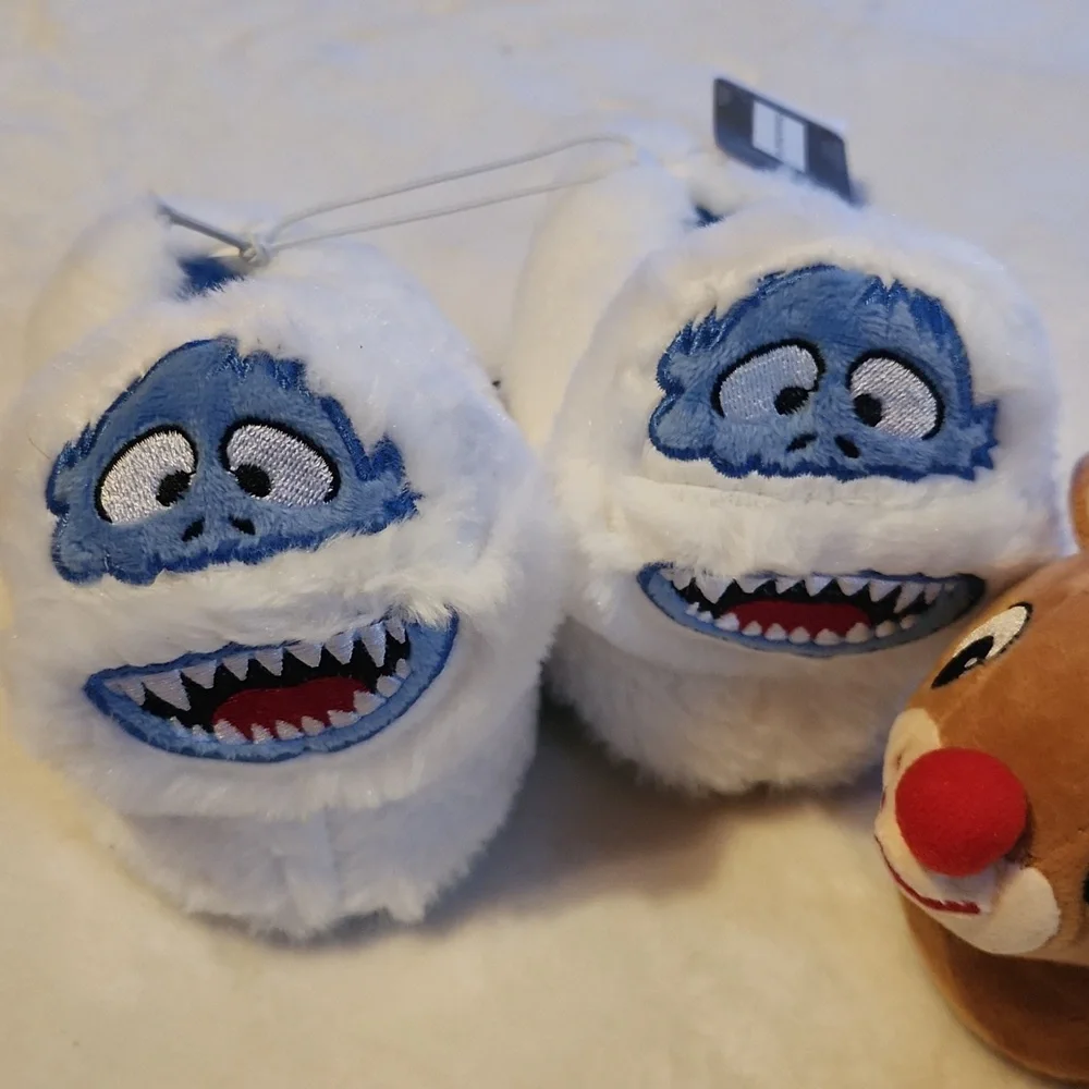 Holiday, Christmas, Rudolph The Red Nose Reindeer Youth 5/6, Slippers Set